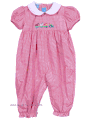 Anavini Farm Wagon Romper Girl